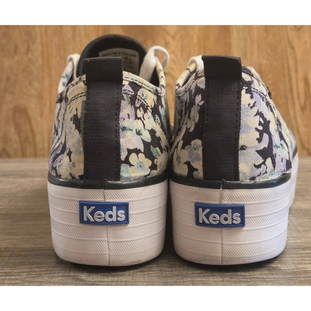 Keds Triple Up Floral Platform Sneakers Womens‎ Size 9.5 Multicolor
